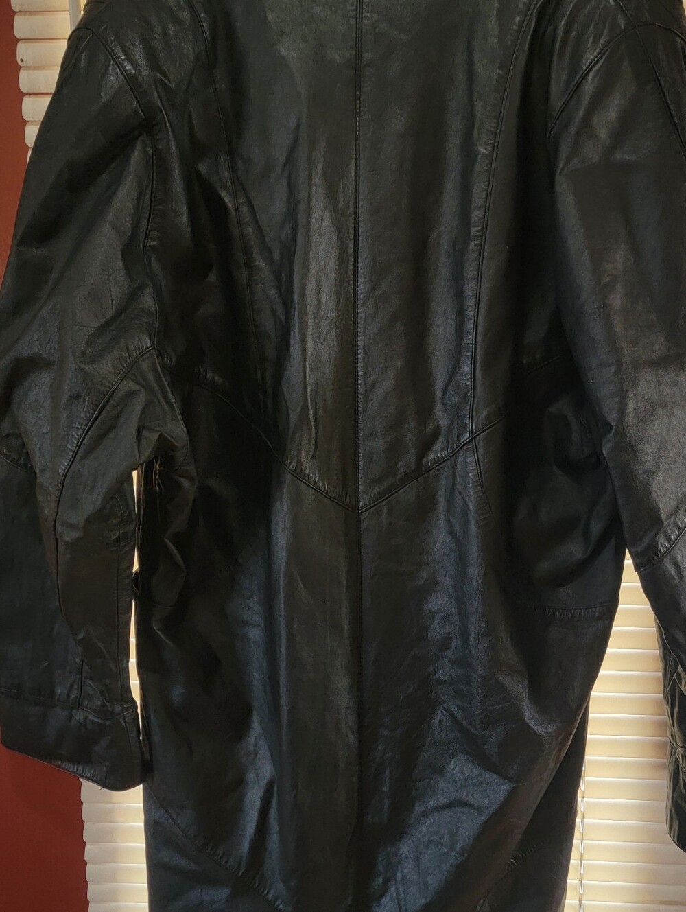 Vintage Oversized Medium Jacqueline Ferrar black leather jacket - Picture 11 of 14